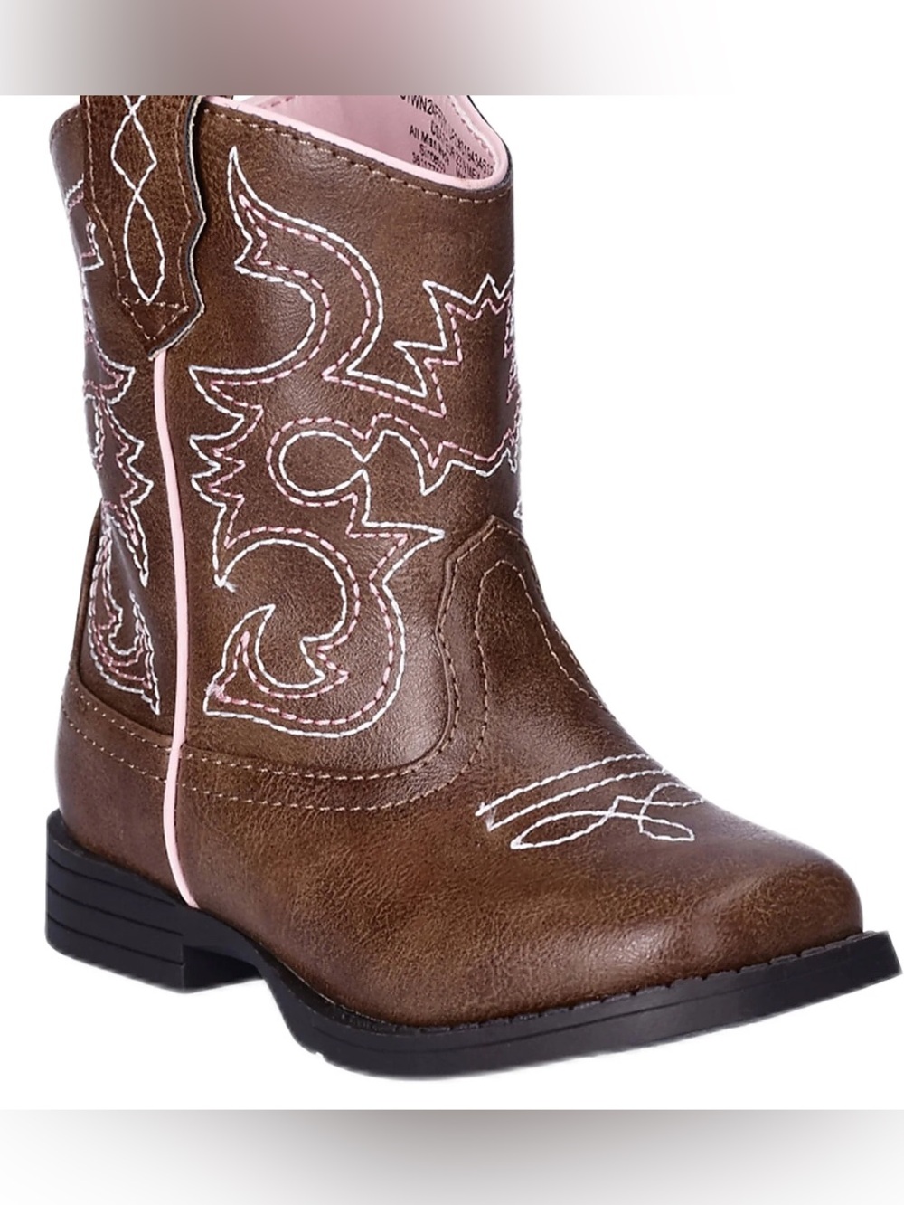 Wonder Nation Little and Big Girls' Western Cowgirl Boots